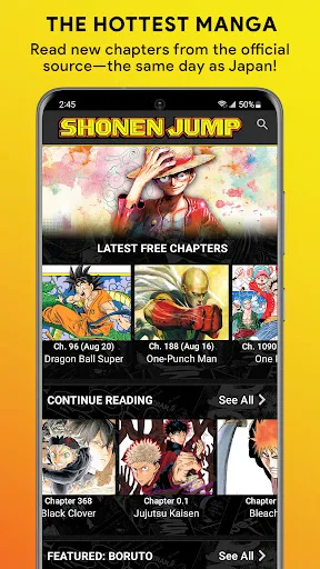 Shonen Jump Manga & Comics screenshot 1