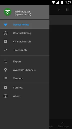 WiFi Analyzer (open-source) screenshot 1