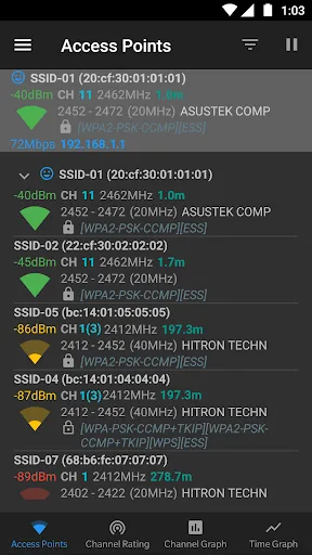 WiFi Analyzer (open-source) screenshot 2