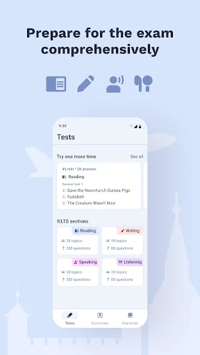 IELTS Подготовка:Тесты и Уроки screenshot 1