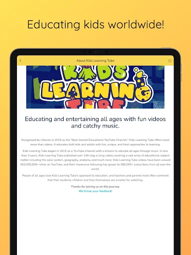Kids Learning Tube screenshot 4