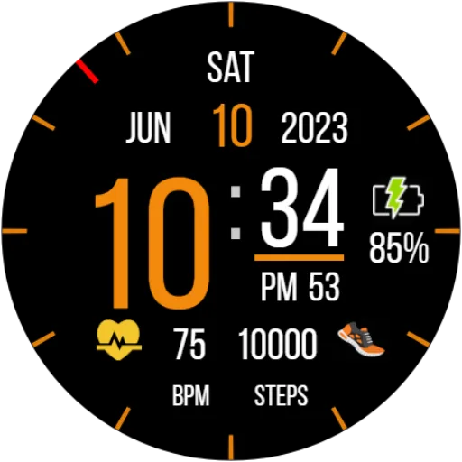 Iris22 Digital Watch Face