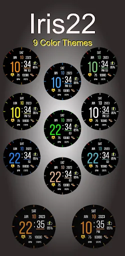 Iris22 Digital Watch Face screenshot 3