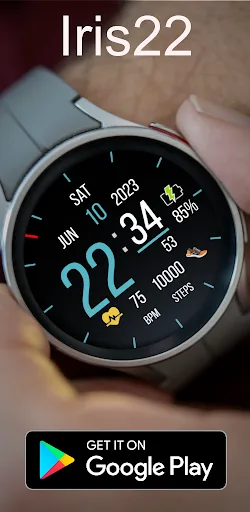 Iris22 Digital Watch Face screenshot 5