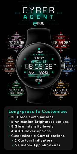 Cyber Agent - health animated screenshot 3