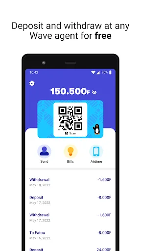 Wave - Mobile Money screenshot 1
