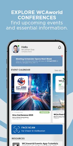 WCAworld Events screenshot 2