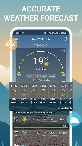 Pronóstico del tiempo screenshot 1