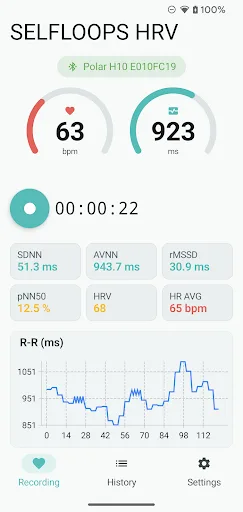 SELFLOOPS HRV screenshot 3