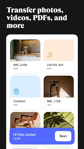 WeTransfer screenshot 5