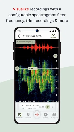 Song Meter Touch Recorder screenshot 2