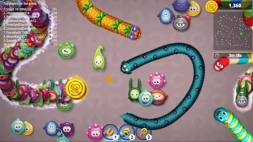 Черв'ячна Зона .io: Онлайн Гра screenshot 4