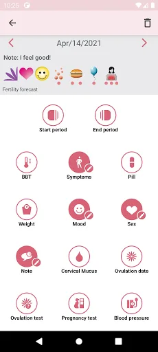 Calendario WomanLog Pro screenshot 3