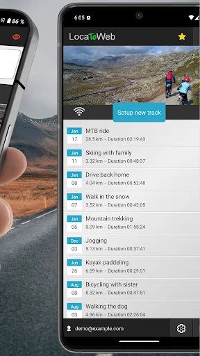 LocaToWeb: GPS трекер screenshot 2