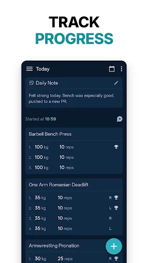 GymSet: Strength Training screenshot 1