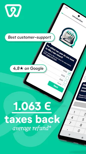 wundertax: Steuererklärung App screenshot 1