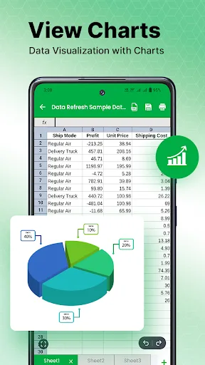 Excel Reader : XLS File Viewer screenshot 3