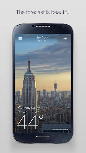 Yahoo Погода screenshot 1