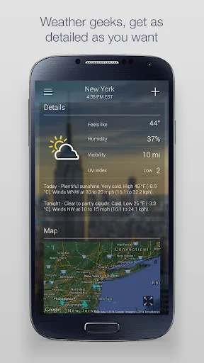 Yahoo Погода screenshot 3