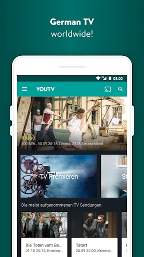 YouTV persönliche TV Mediathek screenshot 1