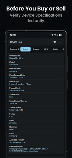 Device Info: System & CPU Info screenshot 3