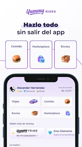 Yummy Rides - Viaja y Conduce screenshot 4