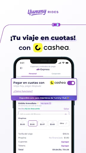 Yummy Rides - Viaja y Conduce screenshot 5