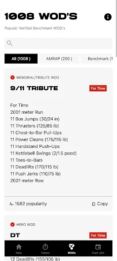 WOD - Cross Training & Timer screenshot 4