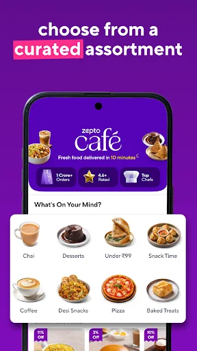 Zepto Cafe: Fresh Food in mins screenshot 2