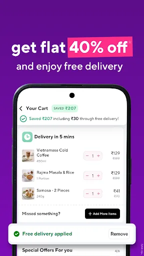 Zepto Cafe: Fresh Food in mins screenshot 3