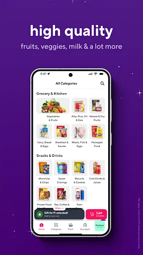 Zepto: Groceries in minutes screenshot 3