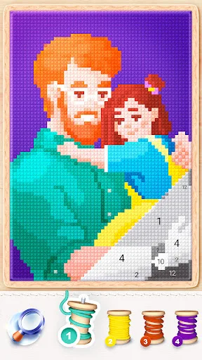 Magic Cross Stitch: Pixel Art screenshot 2