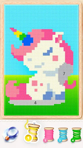 Magic Cross Stitch: Pixel Art screenshot 3
