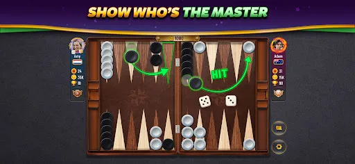 Backgammon Plus: juego de mesa screenshot 5