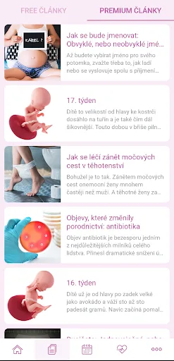 MAMApp - těhotenství v týdnech screenshot 2