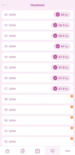 MAMApp - těhotenství v týdnech screenshot 4