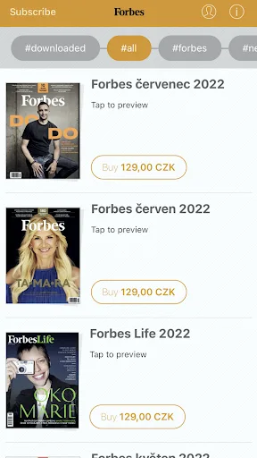 Forbes Česko 2019 screenshot 4