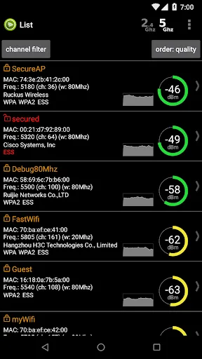 Wifi Analyzer - Network Tools screenshot 5