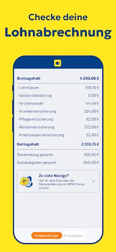 WISO Gehalt – Brutto Netto screenshot 2