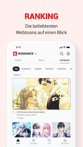 LEZHIN DE screenshot 4