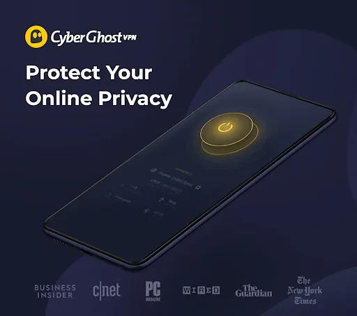 CyberGhost VPN: захист Wi-Fi screenshot 1