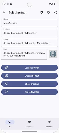 Лаунчер діяльності screenshot 2