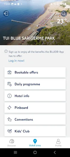 BLUE App screenshot 2