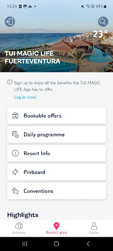 TUI MAGIC LIFE App screenshot 2