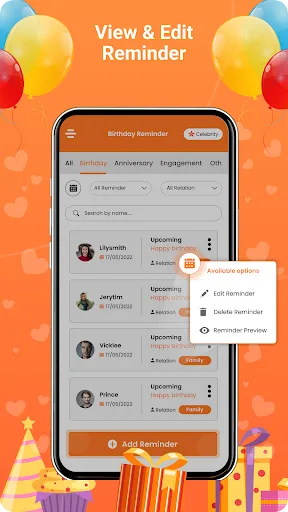 День народження нагадування screenshot 5