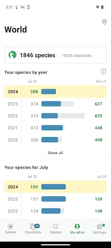 eBird by Cornell Lab screenshot 2
