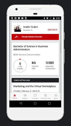 CTU Student Mobile screenshot 1
