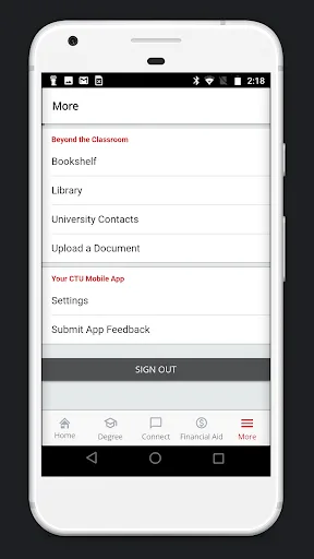 CTU Student Mobile screenshot 5