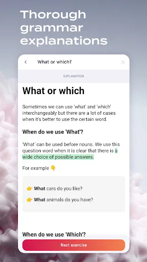 English Grammar and Vocabulary screenshot 3
