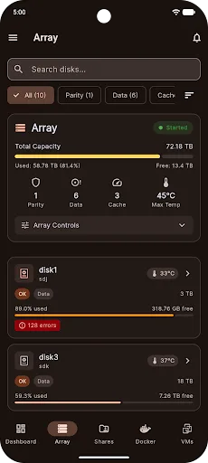 U-Manager - Gestor Unraid screenshot 2